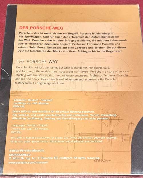 THE PORSCHE WAY  (Collectors DVD SET)